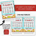 school pto pta ptc appreciation week take home flyer template